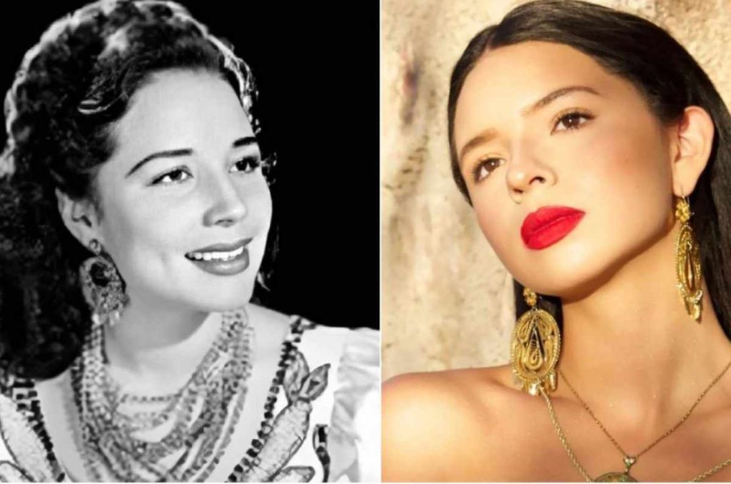 El asombroso parecido de Ángela Aguilar con su abuela Flor Silvestre 1