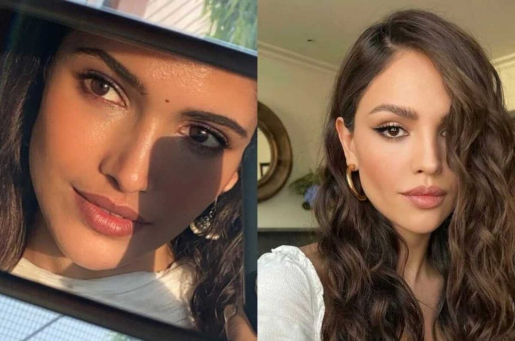 El sorprendente parecido de Vartika Singh, Miss India con Eiza González 0