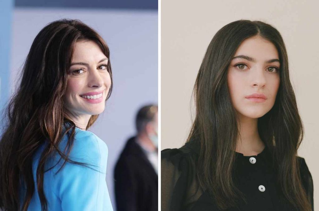 El increíble parecido de la ‘hija’ de Anne Hathaway en la película «La idea de ti» 0