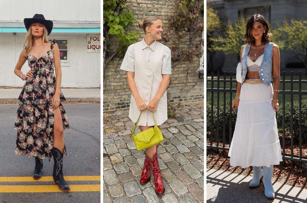6 formas de usar tus botas vaqueras para un look vaquero chic