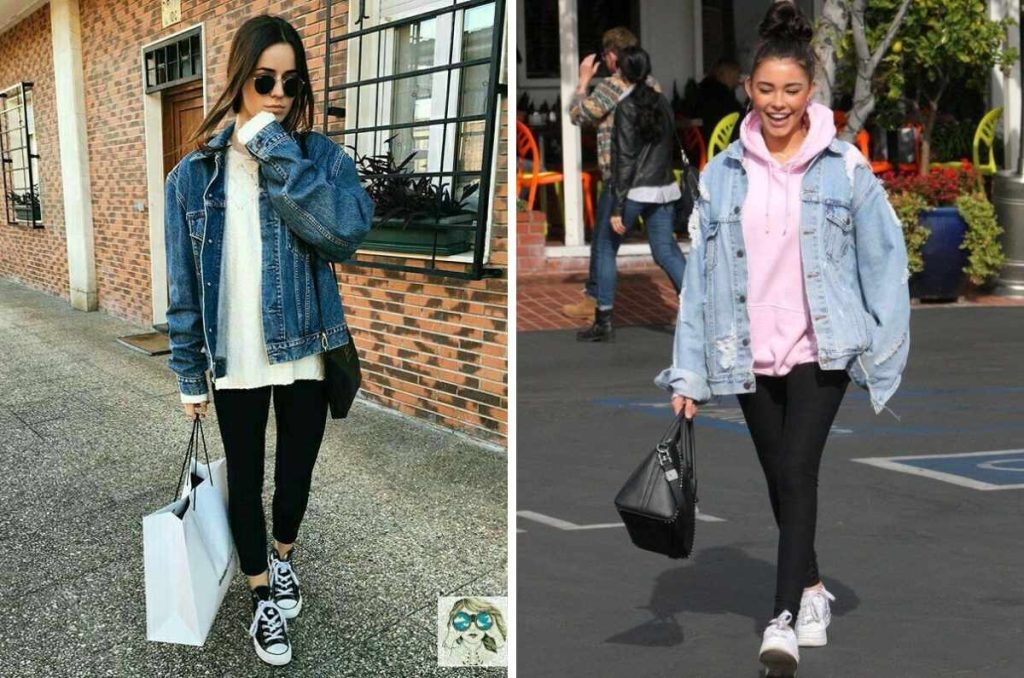 5 outfits con chamarra de mezclilla para usar en días nublados 4