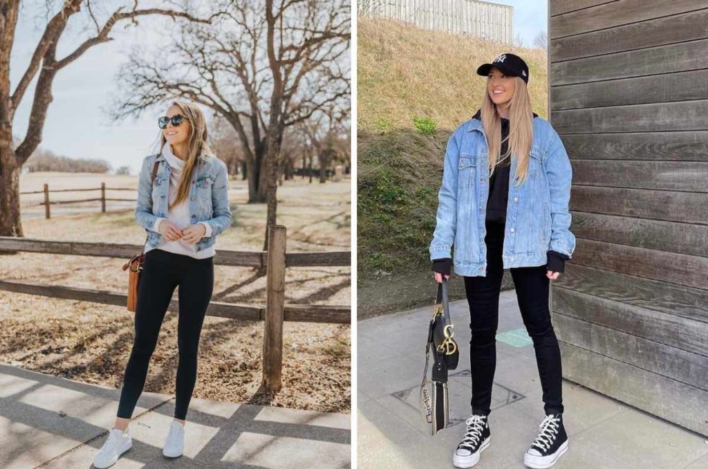 5 outfits con chamarra de mezclilla para usar en días nublados 1
