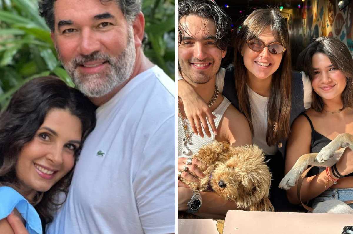 Así luce Julia a sus 14 años, la hija de Santamarina y Mayrín Villanueva