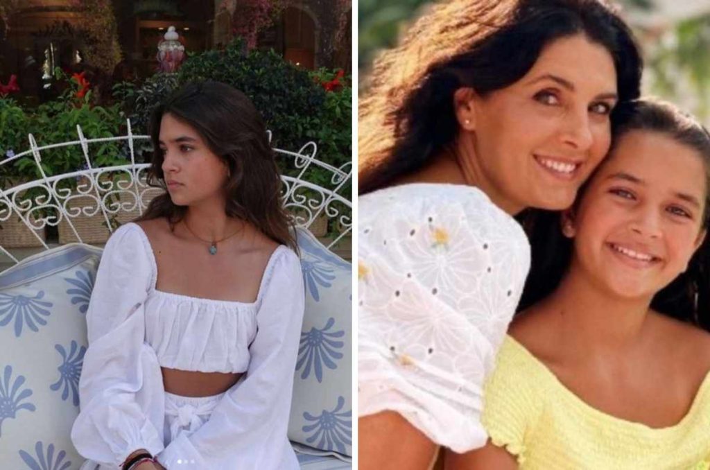 Así luce Julia a sus 14 años, la hija de Santamarina y Mayrín Villanueva 0