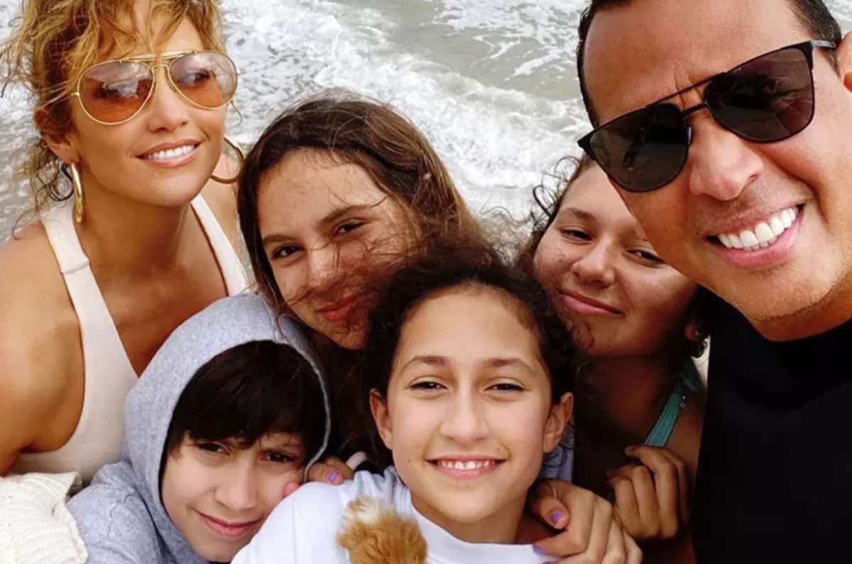 Así lucen ahora las hijastras de Jennifer López con Alex Rodríguez