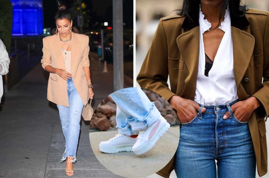 Cómo combinar tus tenis con tus mom jeans si tienes más de 40s 2
