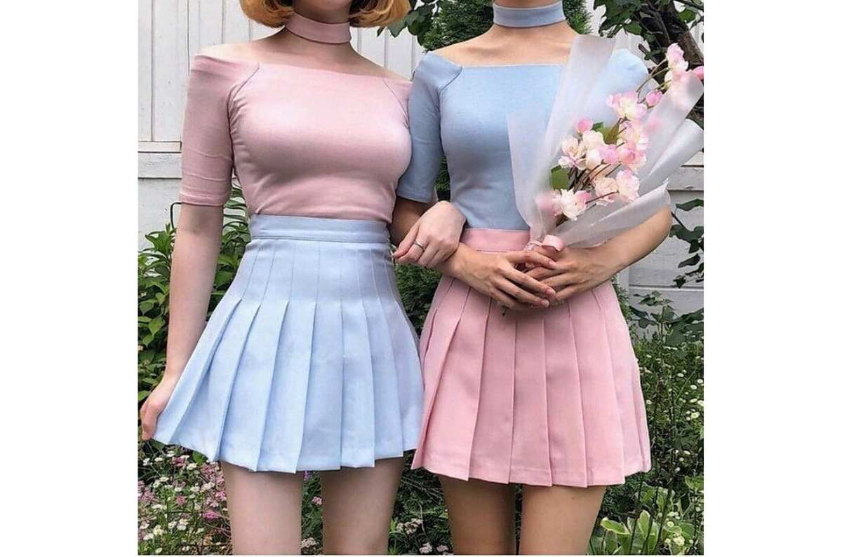 outfits-falda-plisada-corta