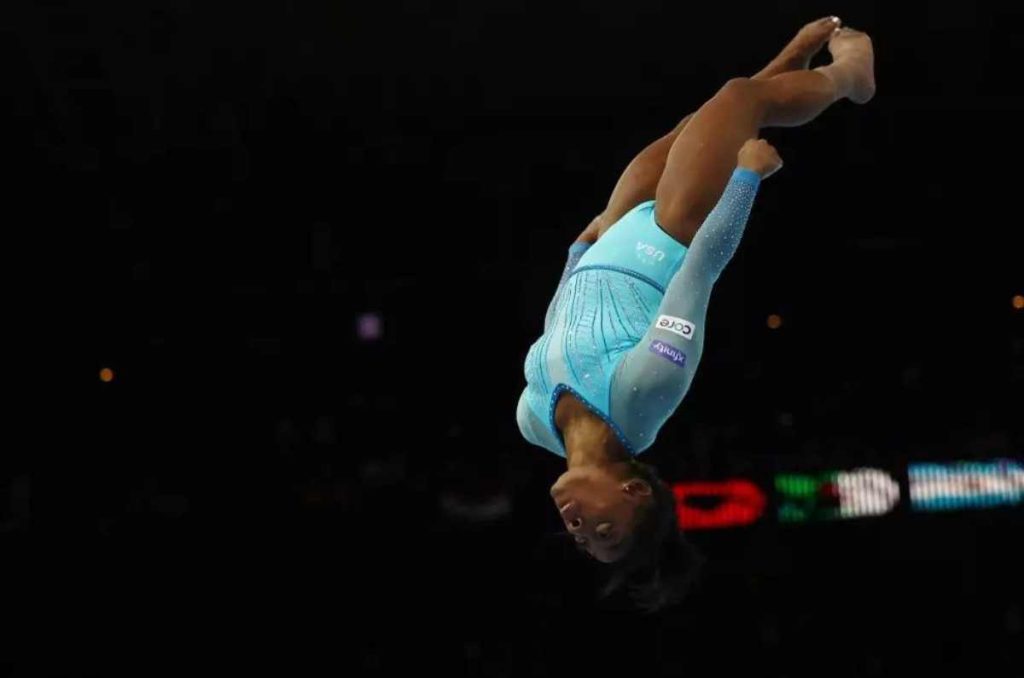 La historia detrás del salto que lleva el nombre de la gimnasta Simone Biles 0
