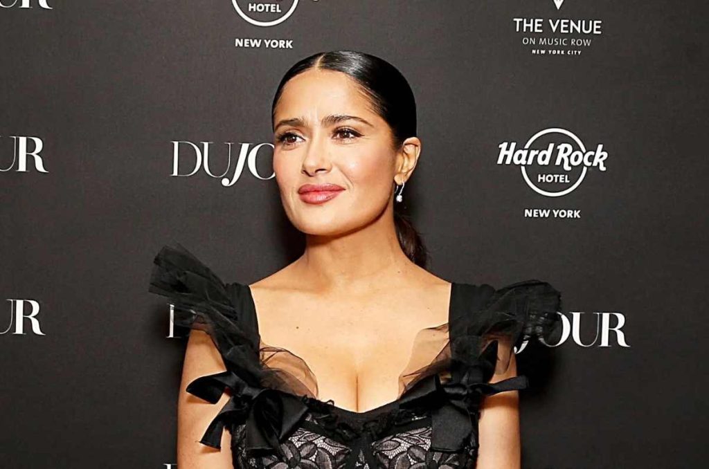 salma hayek vestido