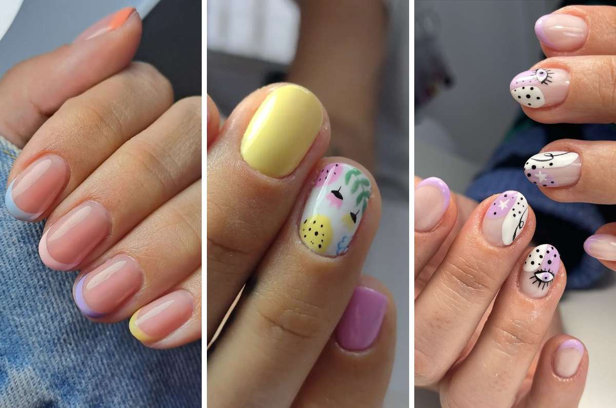 10 ideas de uñas elegantes y sencillas en colores pastel