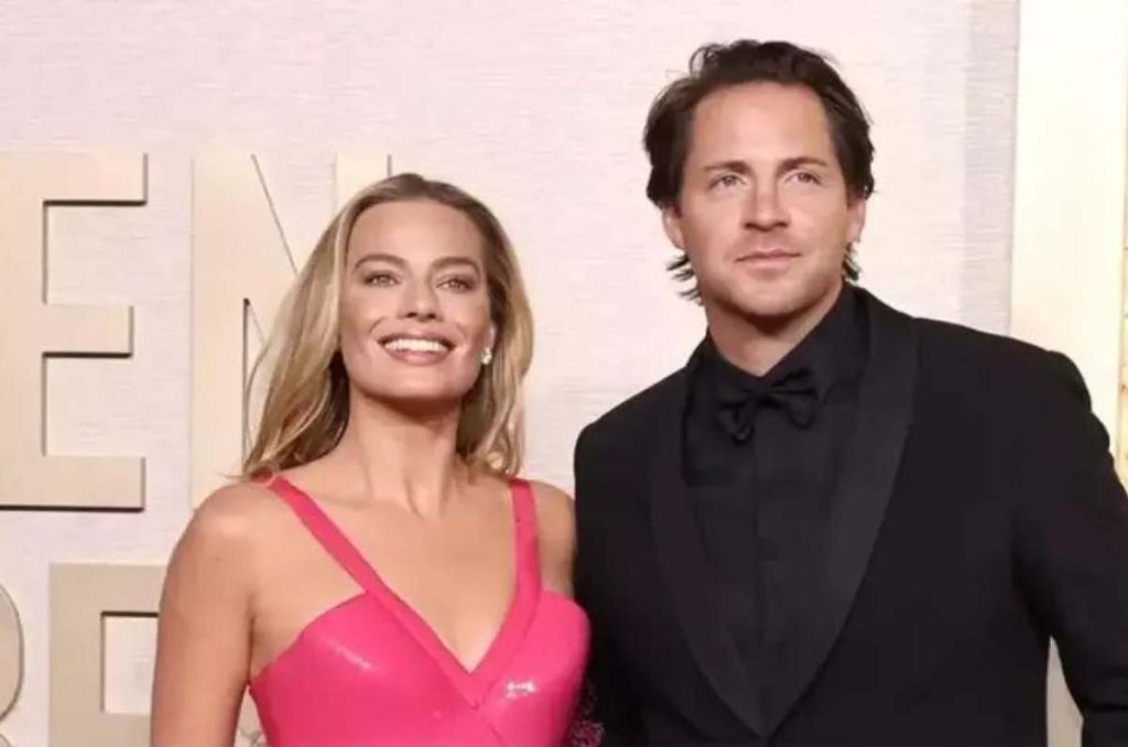 margot robbie looks de embarazo