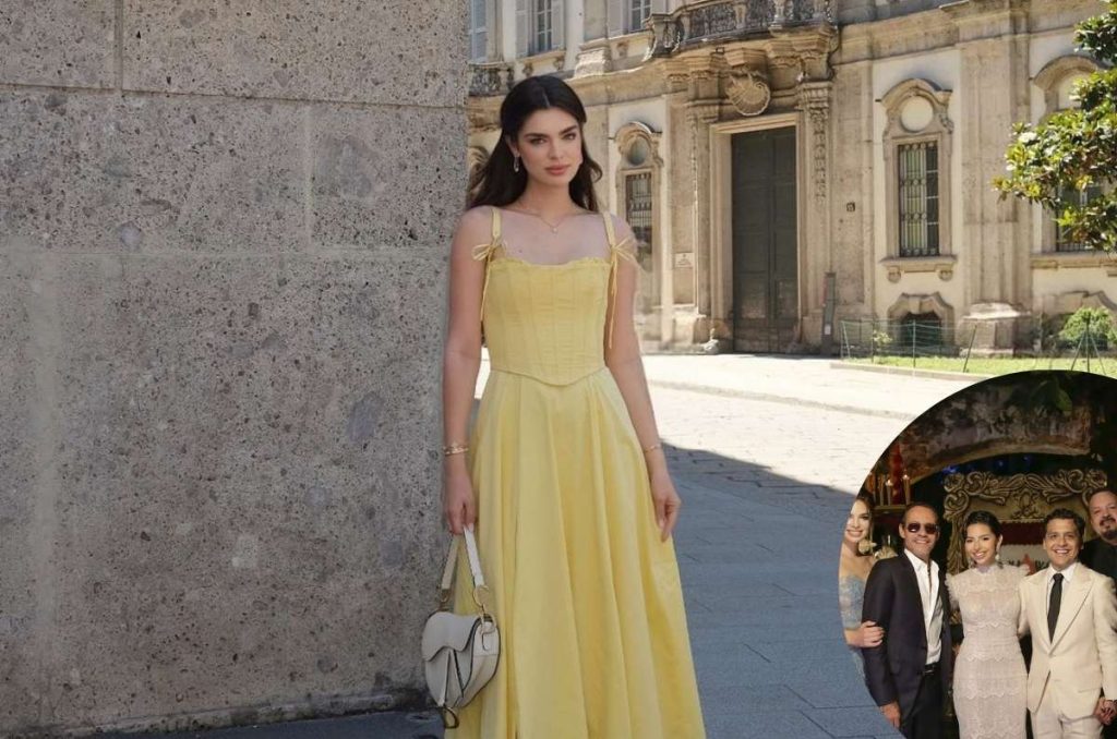 El vestido de Nadia Ferreira en la boda de Nodal y Ángela