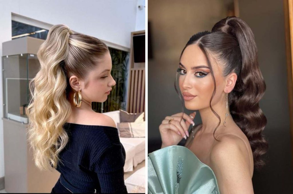 Ideas de peinados para graduación con ondas sirena que puedes hacer en casa 5