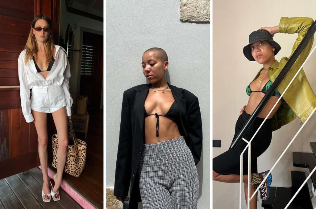 ideas de looks con top de bikini