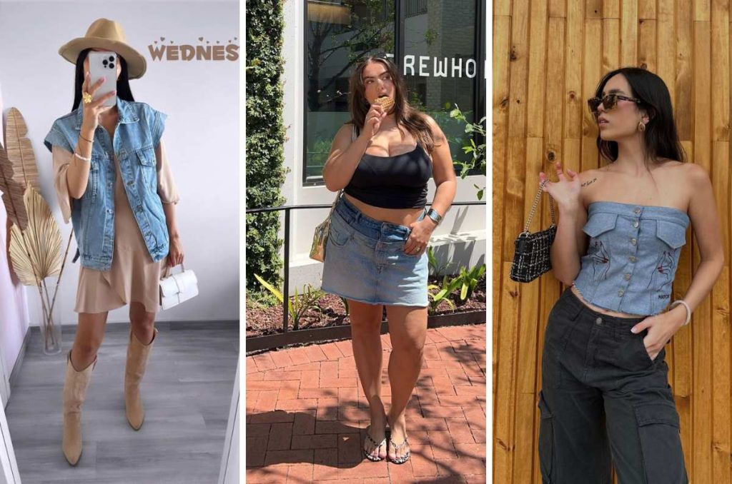 Ideas de prendas diferentes para outfits de mezclilla