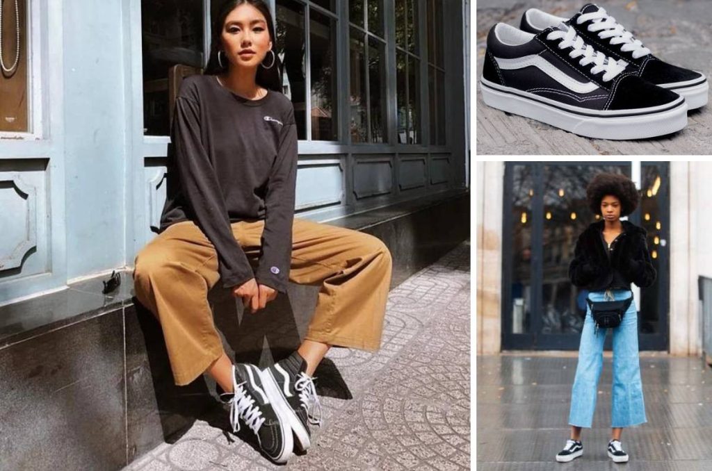 7 tipos de tenis que combinan perfecto con los pantalones acampanados 1