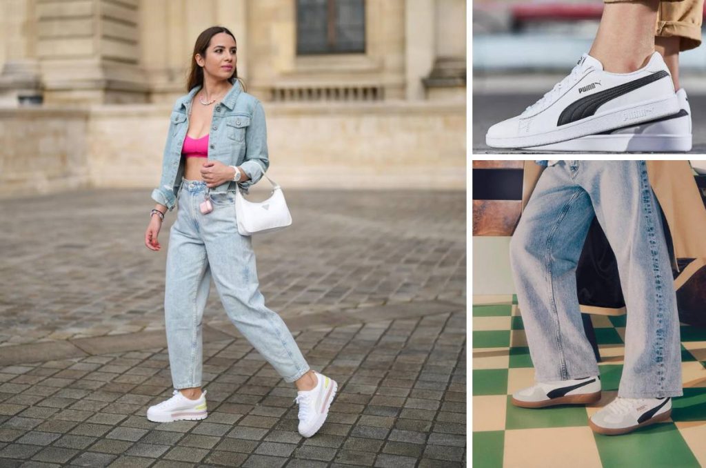 7 tipos de tenis que combinan perfecto con los pantalones acampanados 4