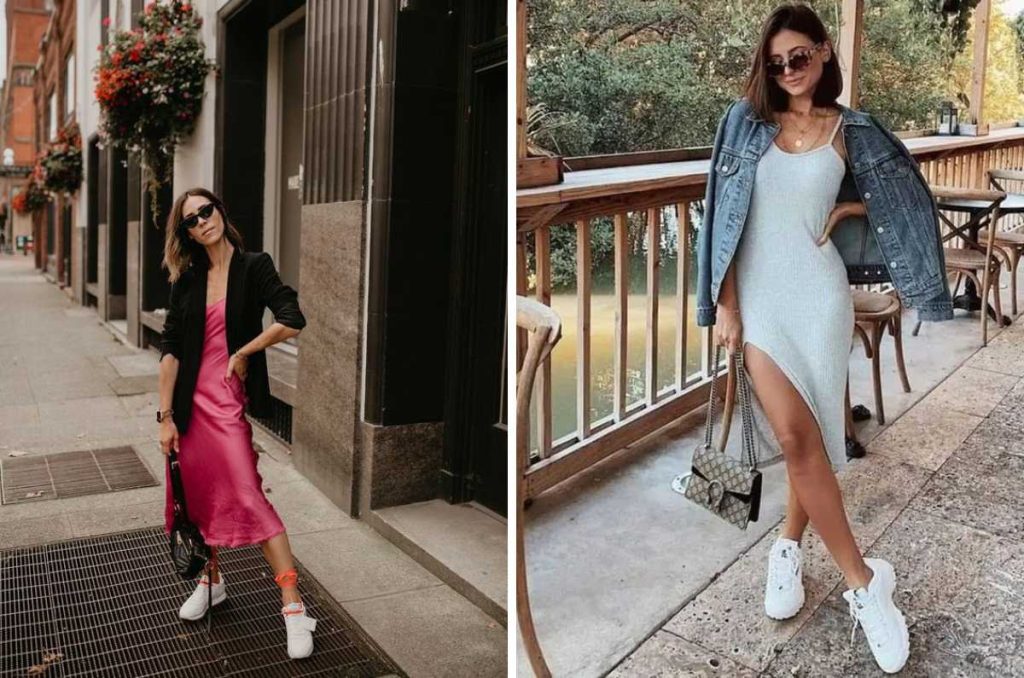 Bárbara Mori muestra cómo usar tenis con vestido a los 45+ y lucir elegante 3