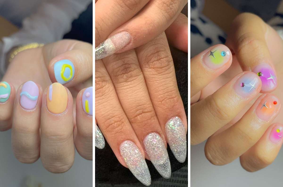 10 diseños de uñas de gel simples para el verano