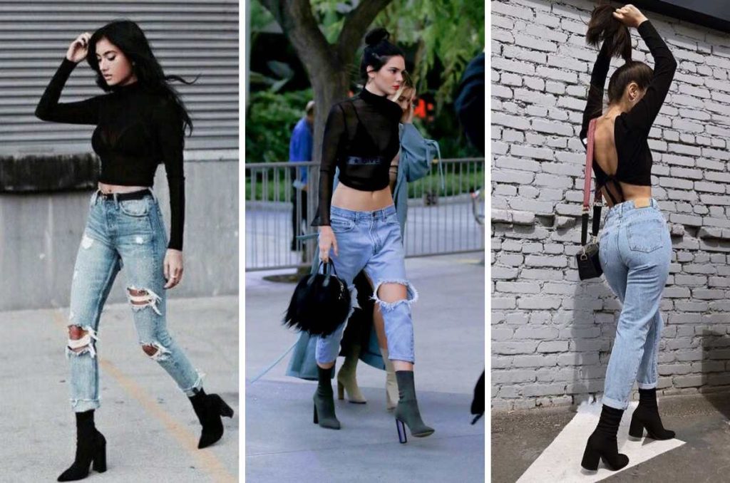 Cómo crear outfits con jeans rotos para crear un look street style otoñal y verte arreglada 2