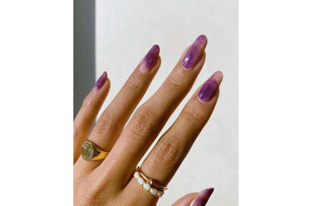 uñas amatista