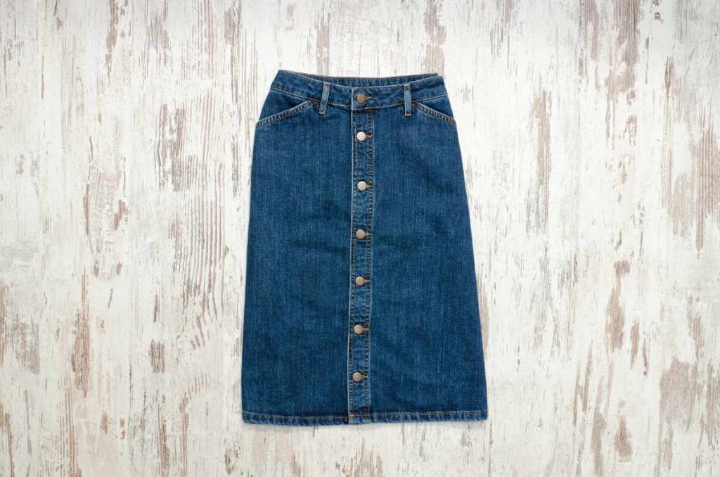 looks con falda de mezclilla llarga