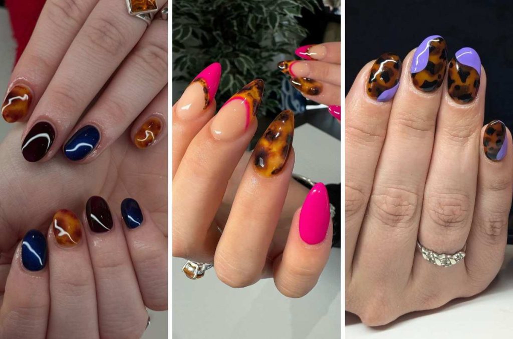 Diseños de uñas carey