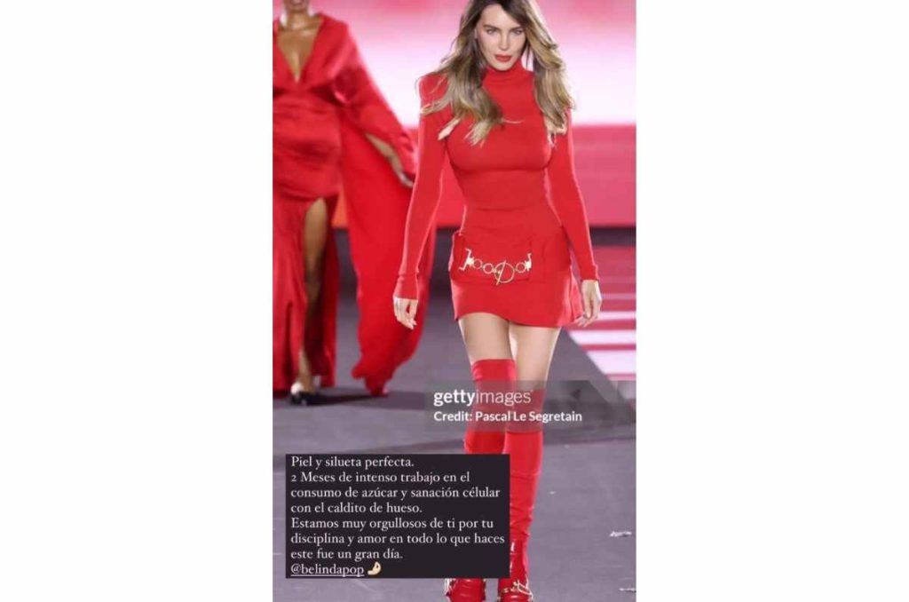 Dieta de caldo de hueso y cero azúcar: la dieta que siguió Belinda para el Fashion Week de París 0