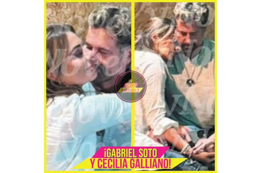 Gabriel Soto con Cecilia Galiano