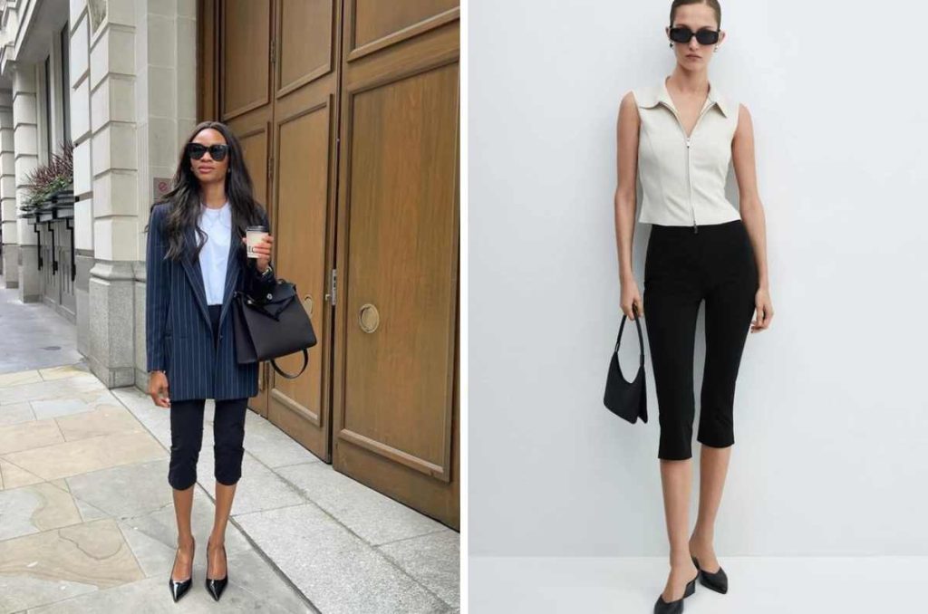 7 outfits con pantalones capri para ir a trabajar y verte formal 0