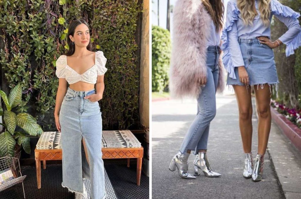 Outfits casuales con botas metalizadas que combinan con cualquier look de otoño 1