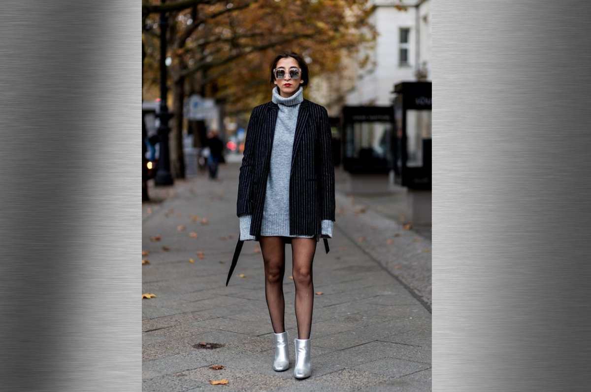 Outfits casuales con botas metalizadas que combinan con cualquier look de otoño
