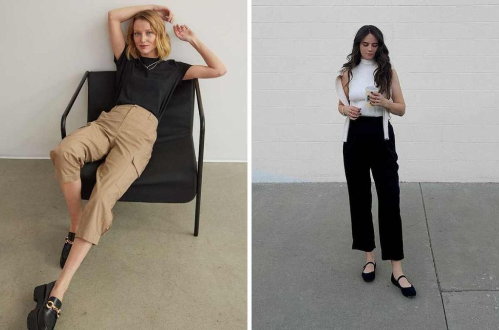 7 outfits con pantalones capri para ir a trabajar y verte formal 3