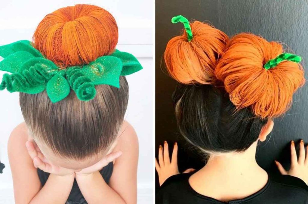 Peinados de niñas para Halloween muy terroríficos 7