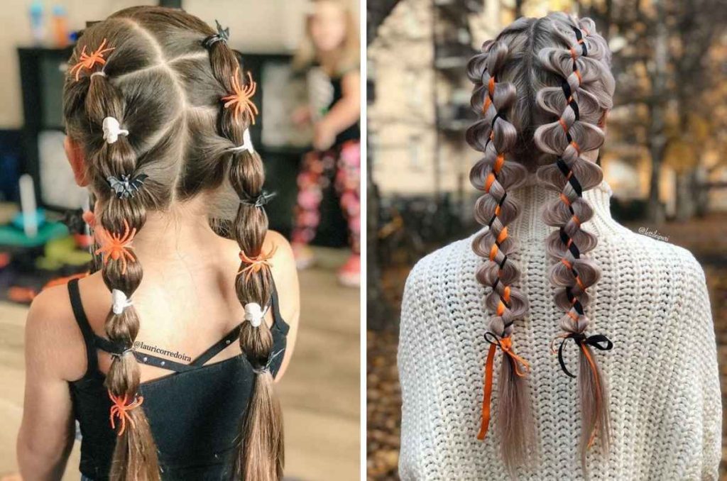 Peinados de niñas para Halloween muy terroríficos 0