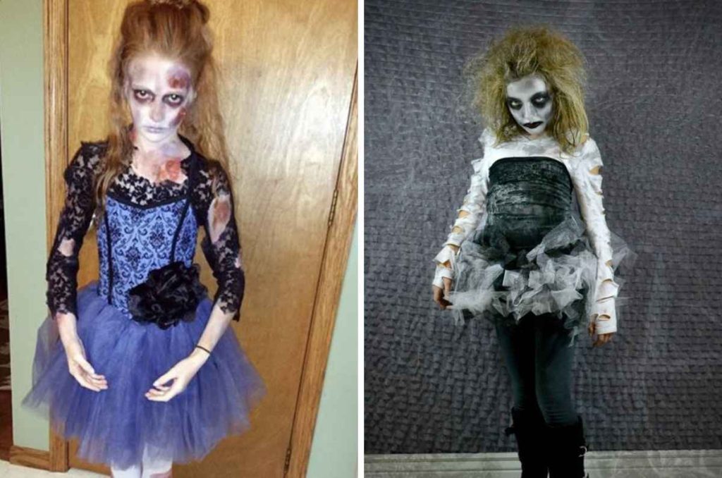 Peinados de niñas para Halloween muy terroríficos 1