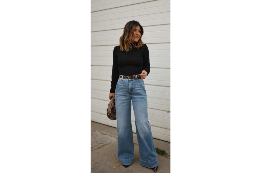 Qué blusas usar con mom jeans si tienes 40+ 3