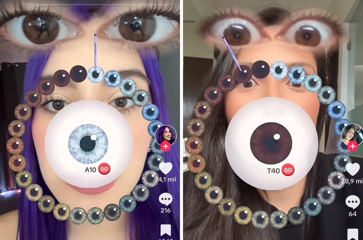 Con este filtro puedes ver qué color de delineador resaltan tus ojos