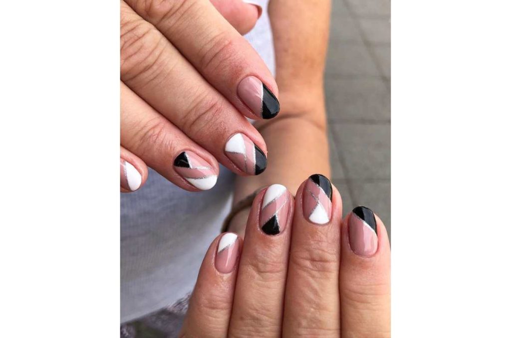 5 combinaciones blanco y negro para un mani sofisticado 1