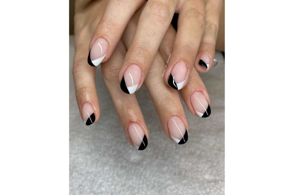 5 combinaciones blanco y negro para un mani sofisticado 0