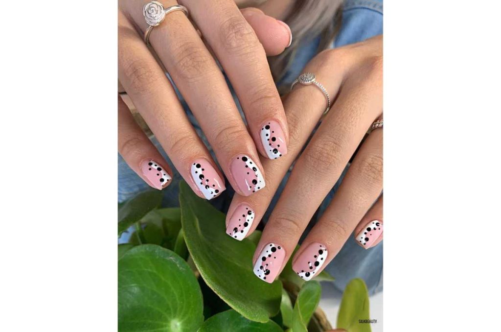 5 combinaciones blanco y negro para un mani sofisticado 3