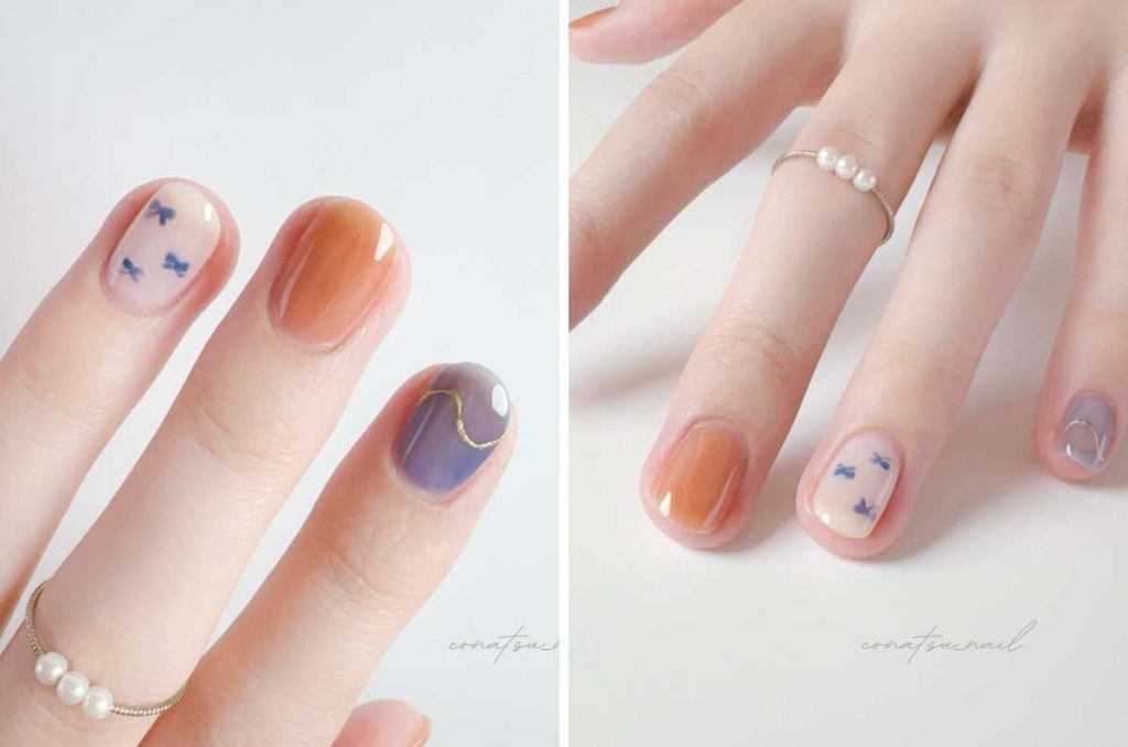 10 diseños de uñas coreanas súper elegantes para lucir un mani diferente 2