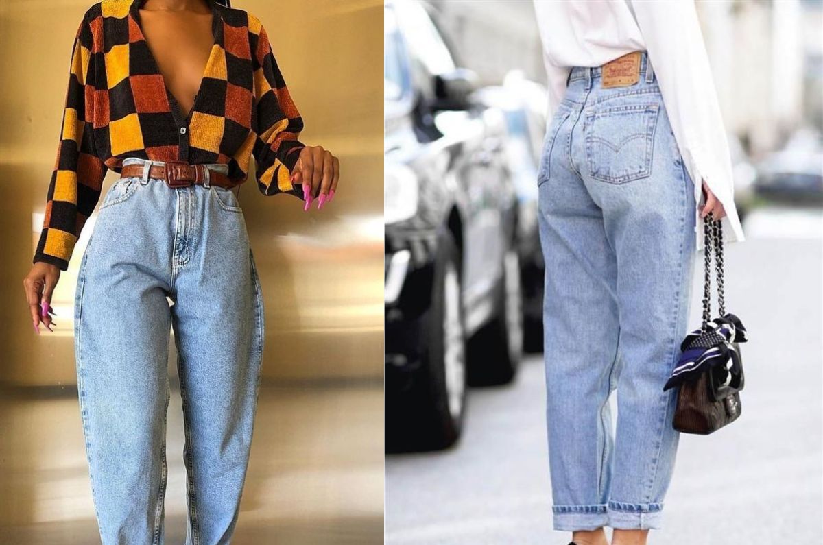 Qué blusas usar con mom jeans si tienes 40+
