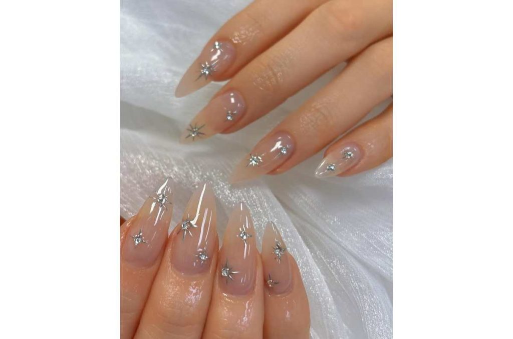 Uñas con estrellas