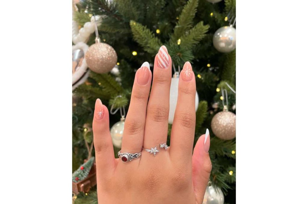 Uñas navideñas