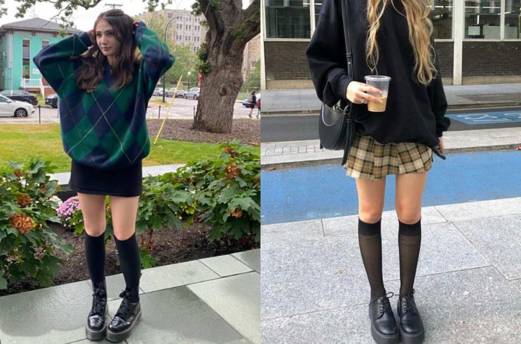 Outfits con calcetas largas