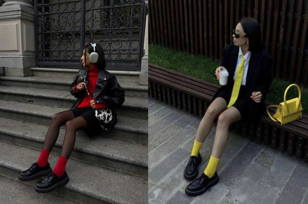 Outfits con calcetas largas