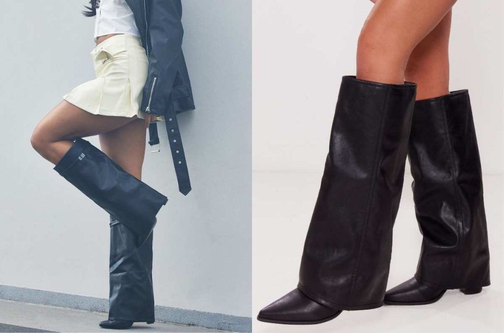 Dupe botas "Shark Lock" de Givenchi