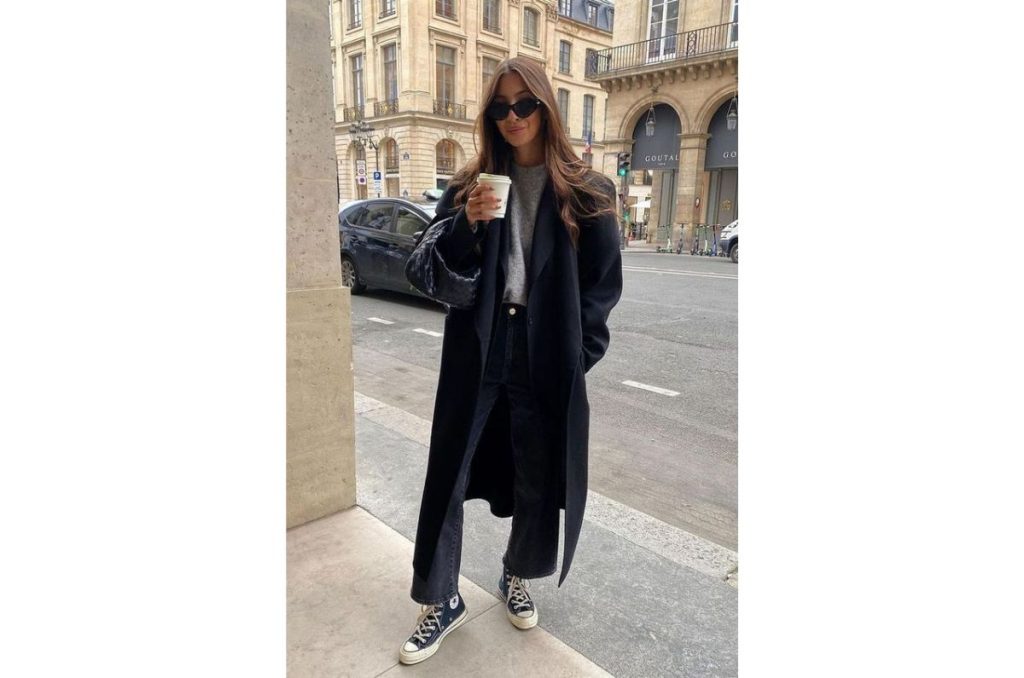 Outfits con abrigo para lucir arreglada y cómoda en el trabajo 1