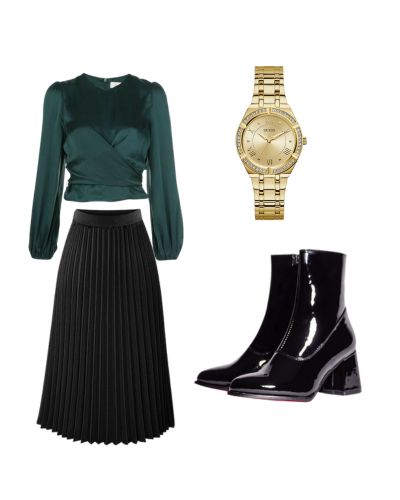 Un look muy sencillo, pero que hace resaltar la belleza de cualquier mujer